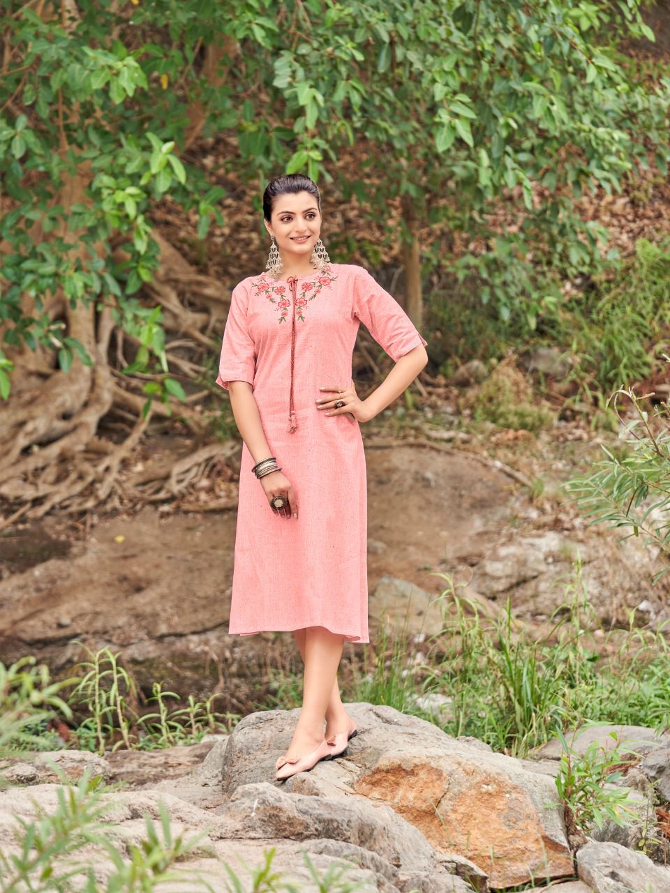 Vitara Floret Fancy Stylish Party Wear Designer Kurti Collection